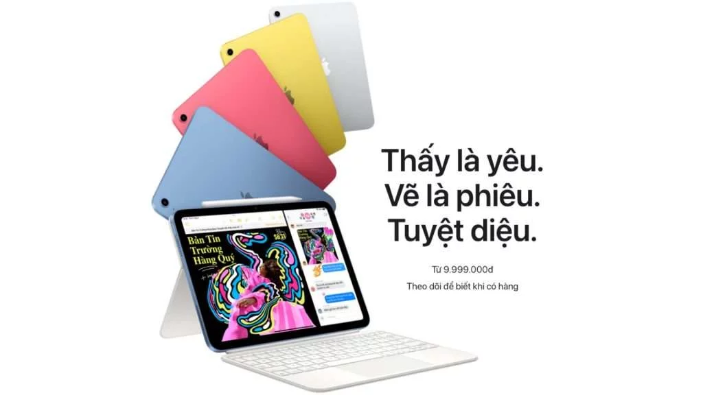 Apple công bố ra mắt sản phẩm iPad Gen 11