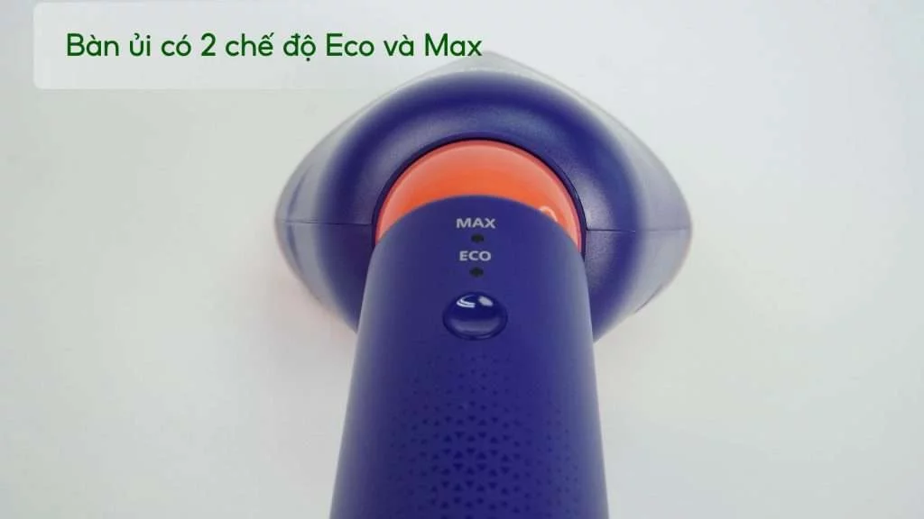 Bàn ủi hơi nước cầm tay Philips STH5030_20_ Xanh dương Bàn ủi có 2 chế độ Eco và Max