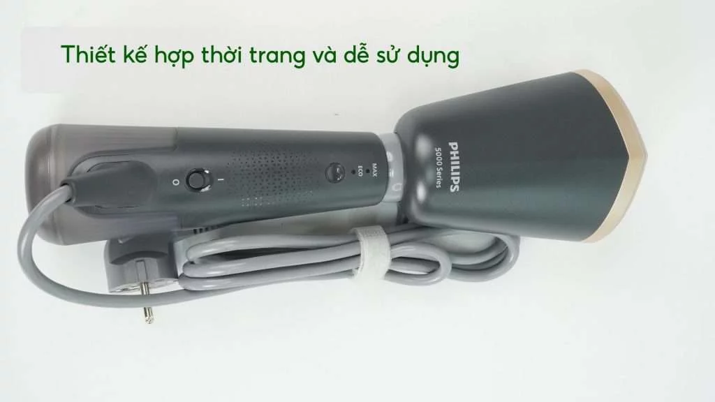 Bàn ủi hơi nước cầm tay Philips STH5030_80 Thiết kế hợp thời trang và dễ sử dụng