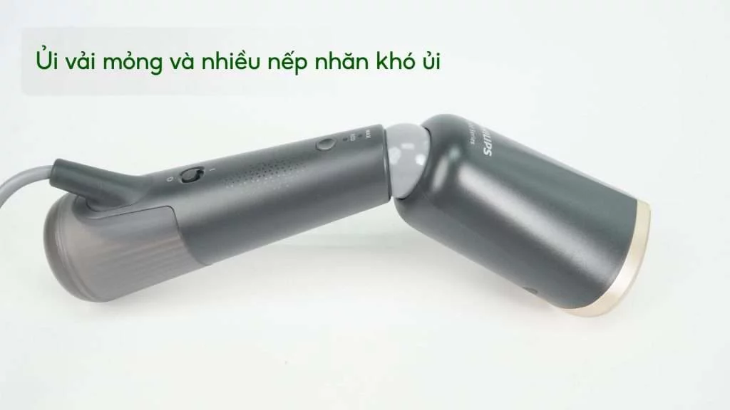 Bàn ủi hơi nước cầm tay Philips STH5030_80 Ủi vải mỏng và nhiều nếp nhăn khó ủi