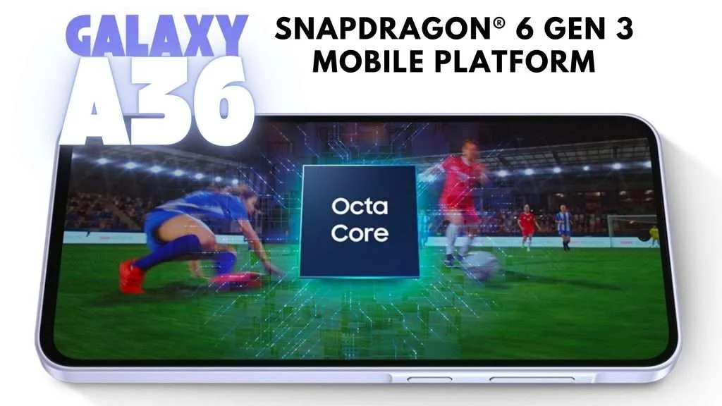 Chip trên Galaxy A36 Snapdragon® 6 Gen 3 Mobile Platform