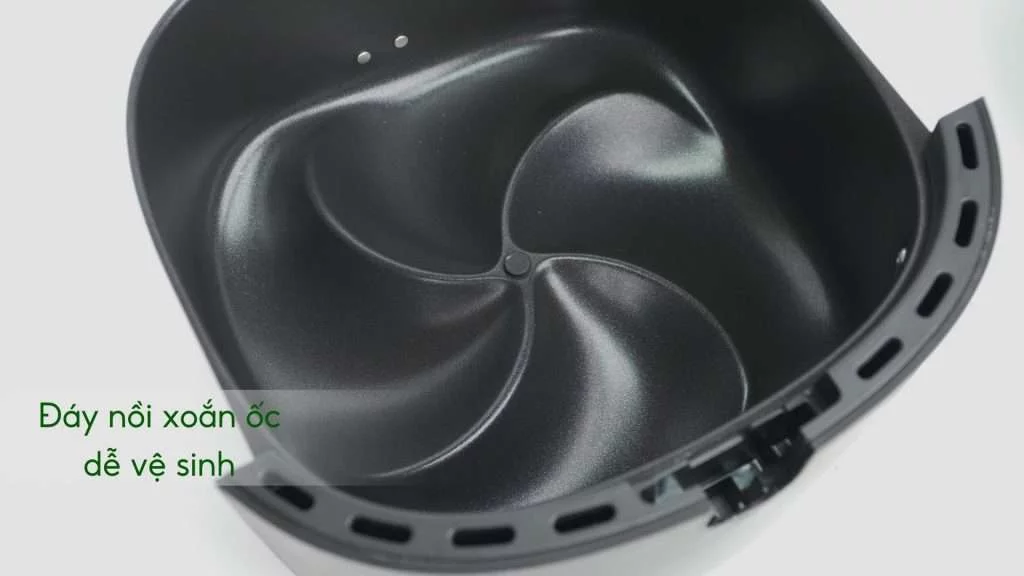 Nồi chiên không dầu PHILIPS NA342_00 Đen lồng nồi bên trong dễ vệ sinh