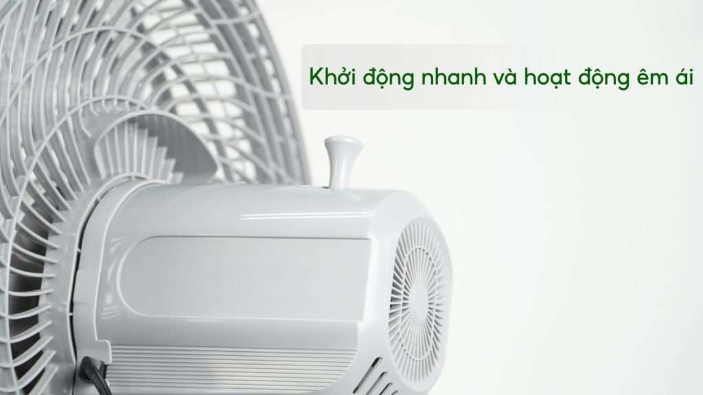 Quạt Đứng Asiavina Turbo Decor VY659991 – 110W Xám Khởi động nhanh và hoạt động êm ái
