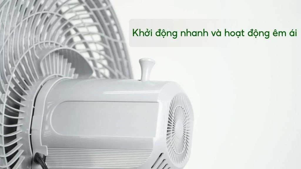 Quạt Đứng Asiavina Turbo Decor VY659991 – 110W Xám Khởi động nhanh và hoạt động êm ái