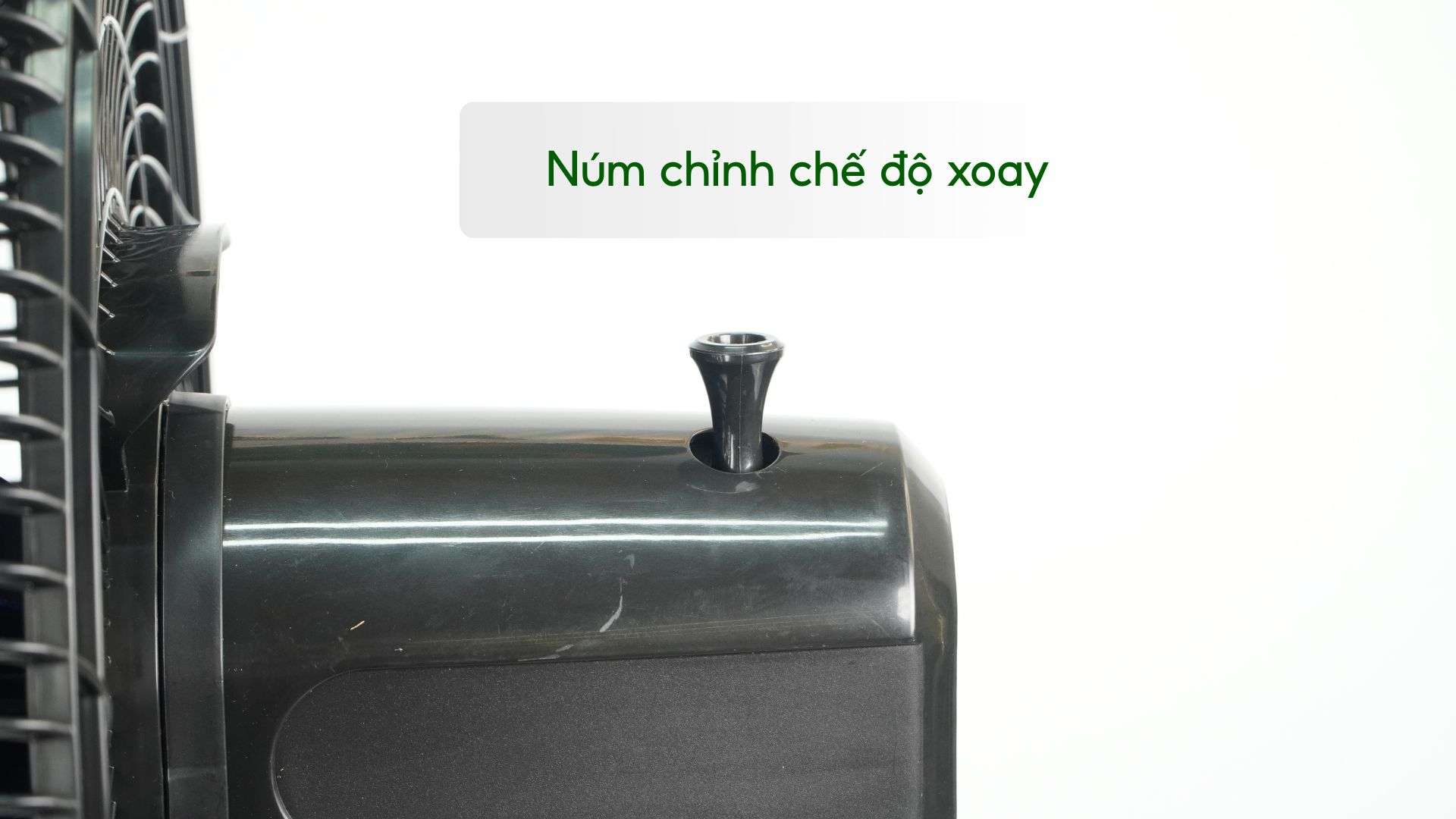 Quạt Đứng Asiavina Turbo Plus VY639092 – 90W Đen Núm chỉnh chế độ xoay