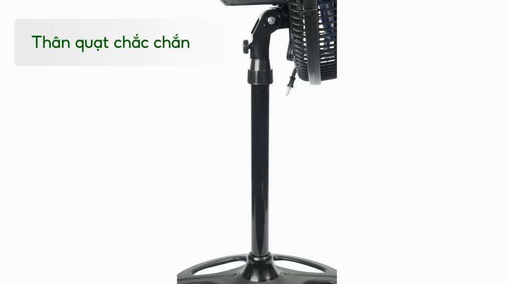 Quạt Đứng Asiavina Turbo Plus VY639092 – 90W Đen Thân quạt chắc chắn