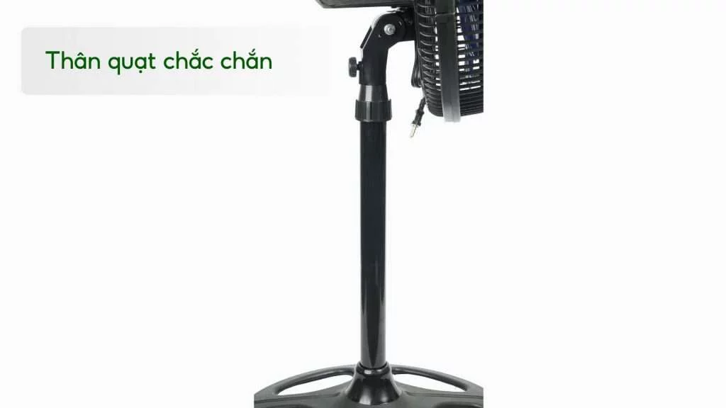 Quạt Đứng Asiavina Turbo Plus VY639092 – 90W Đen Thân quạt chắc chắn