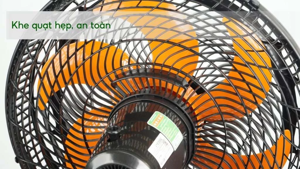Quạt Lửng Asiavina Turbo Plus VY638892 – 90W Đen Khe quạt hẹp, an toàn