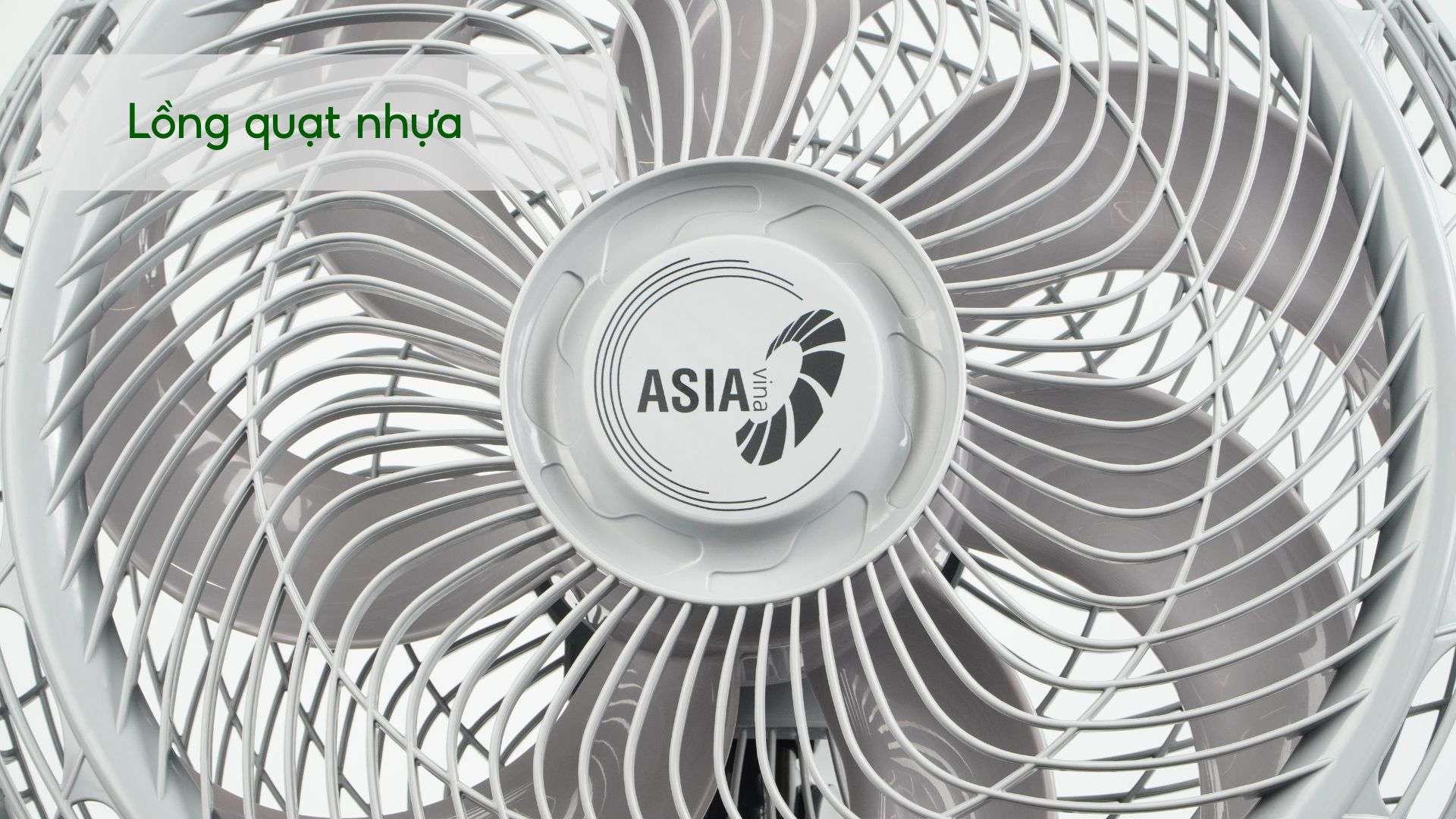 Quạt Sàn Asiavina Turbo Max VY646990 – 100W Xám Lồng quạt nhựa