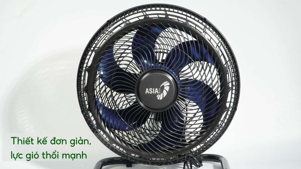 Quạt Sàn Asiavina Turbo Plus VY636092 – 90W Đen Thiết kế đơn giản, lực gió thổi mạnh