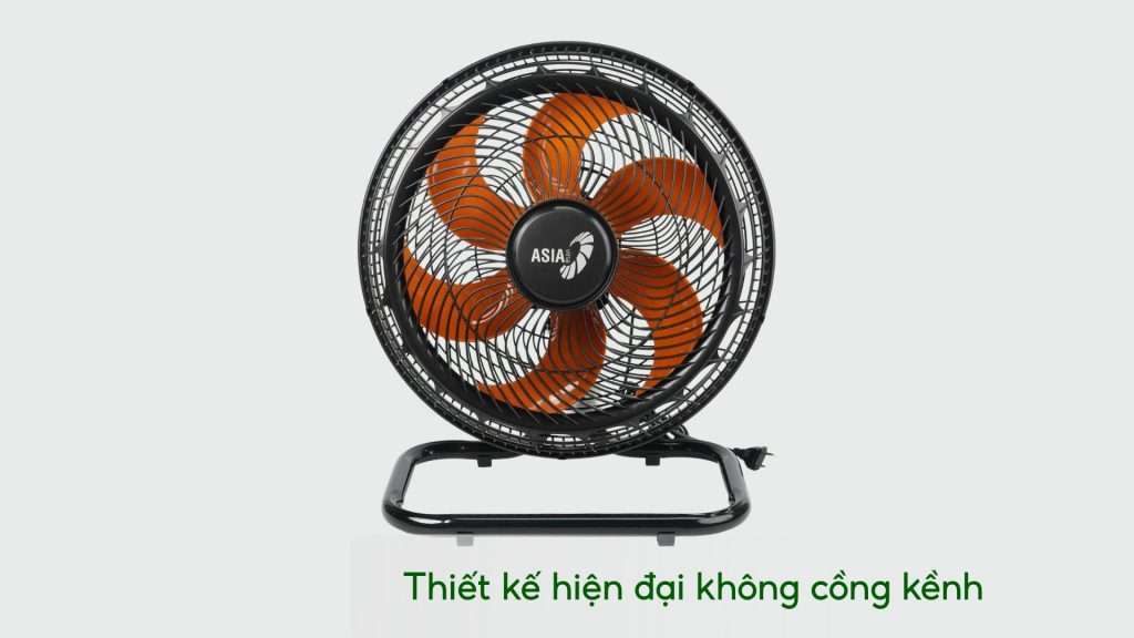 Quạt Sàn Asiavina Turbo Plus VY636892 – 90W Đen Thiết kế hiện đại không cồng kềnh