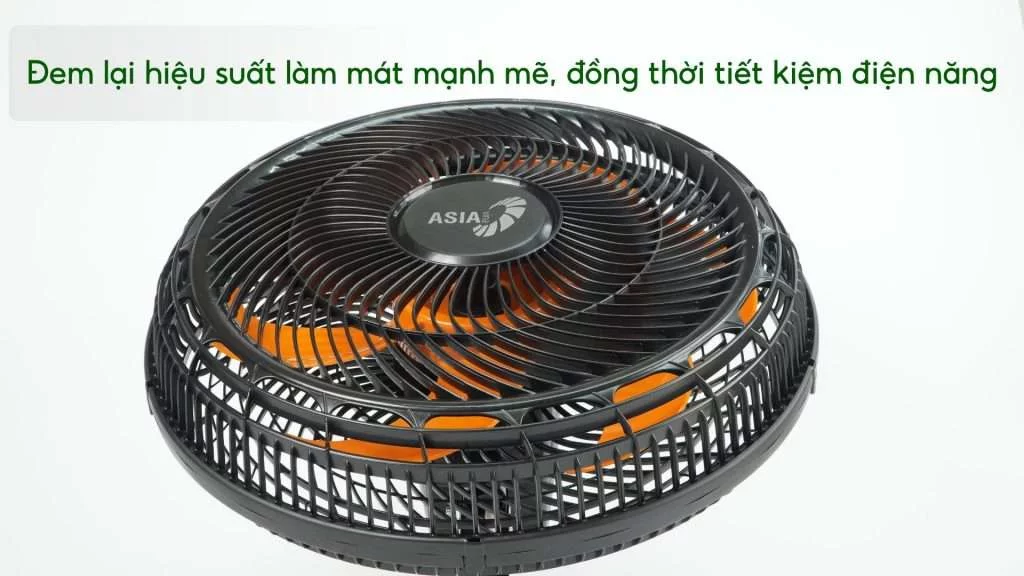 Quạt Treo Asiavina Turbo Plus VY637892 90W Đen Đem lại hiệu suất làm mát mạnh mẽ
