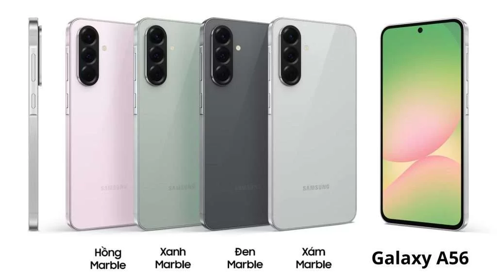 Thiết kế Galaxy A56