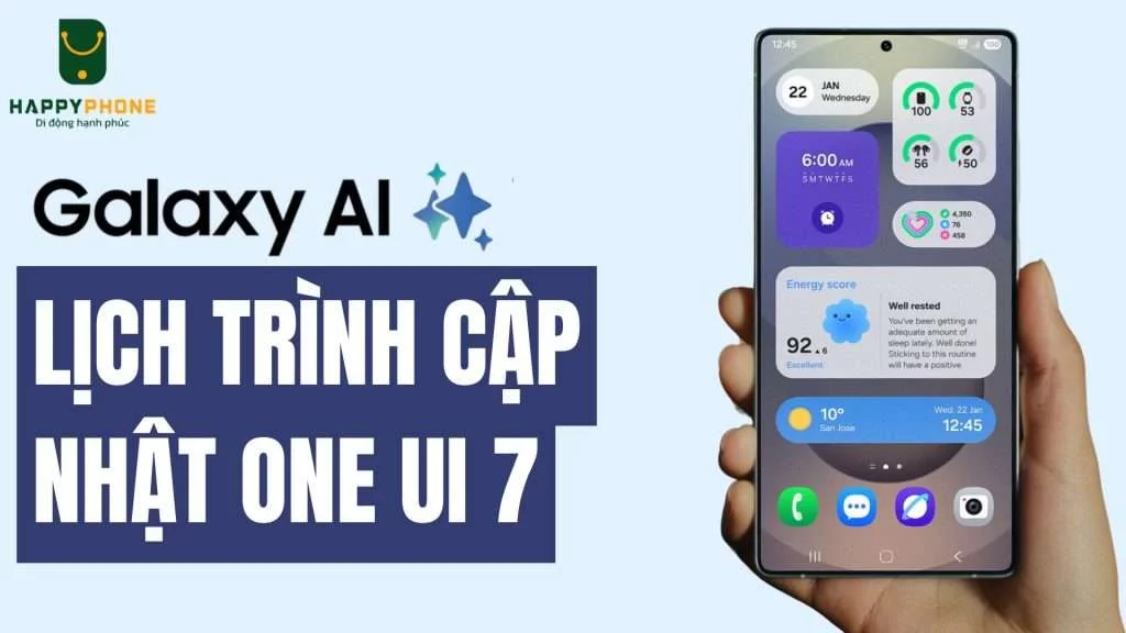 Các thiết bị Samsung Galaxy được cập nhật One UI 7 logo