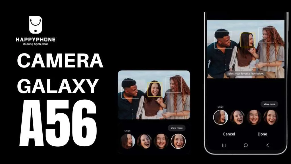 Đánh giá Camera Samsung Galaxy A56 chụp đẹp không - có logo