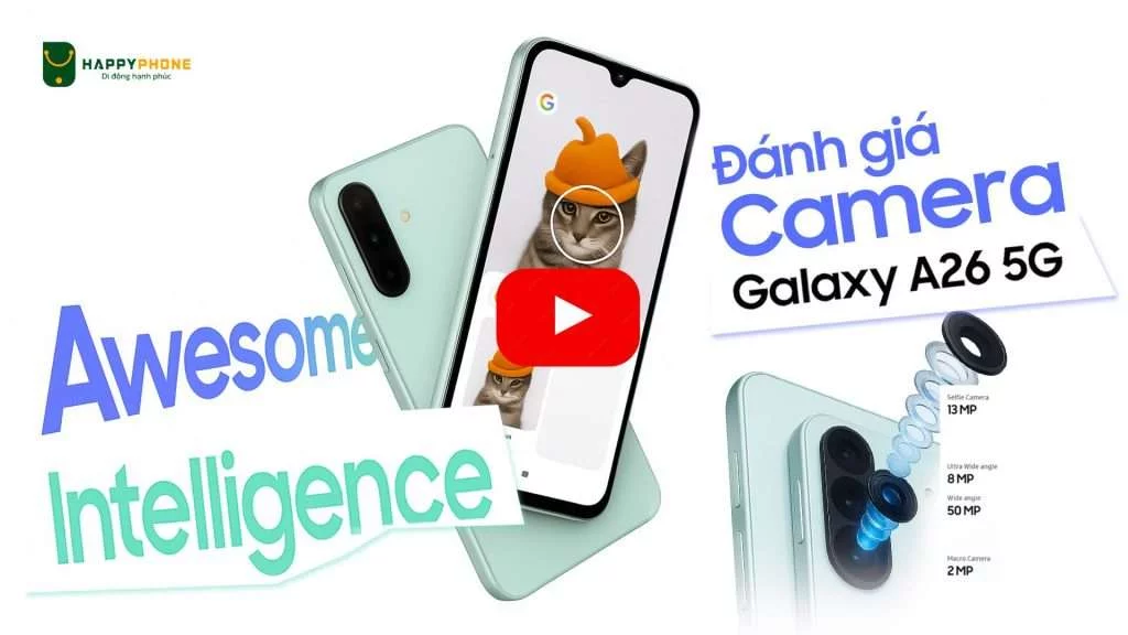Đánh giá camera Galaxy A26