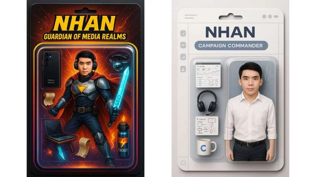 Hướng dẫn tạo câu lệnh hình AI trend thẻ nhân vật