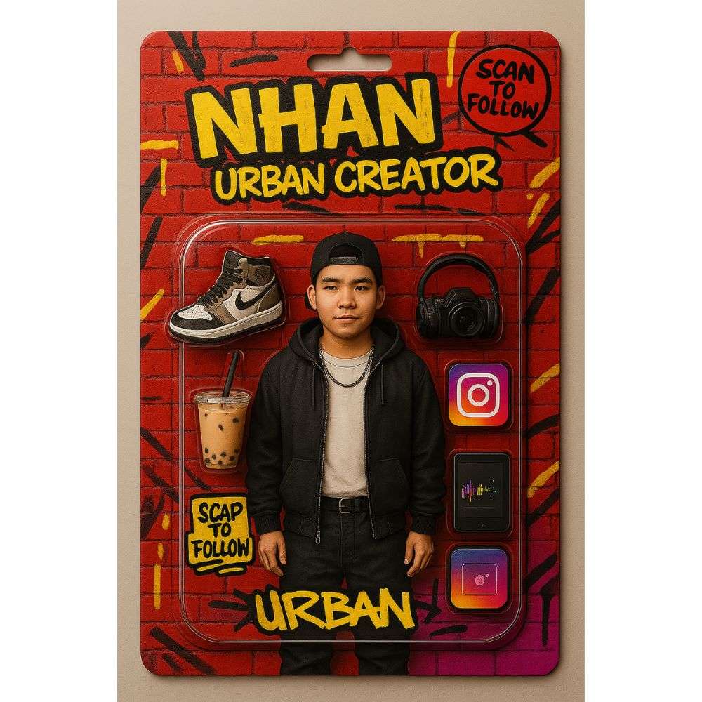 Hướng dẫn tạo câu lệnh hình AI trend thẻ nhân vật với Phong cách Thời trang dạo phố Gen Z