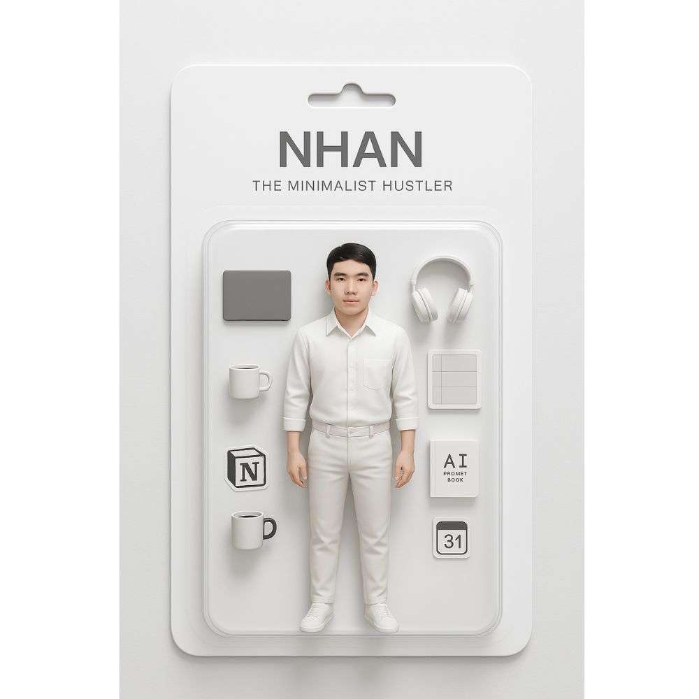 Hướng dẫn tạo câu lệnh hình AI trend thẻ nhân vật với Phong cách kẻ lừa đảo tối giản