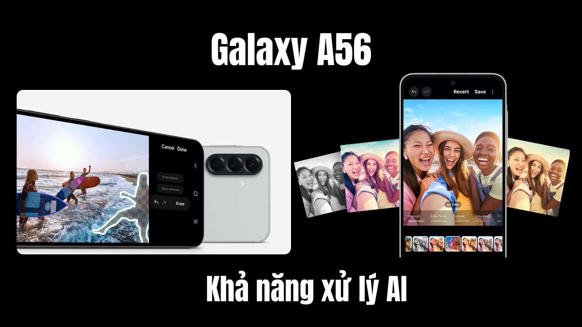 Khả năng xử lý AI chip Galaxy A55 và A56