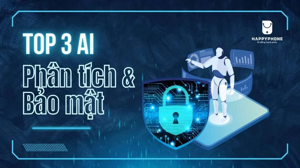 Top 4 công cụ AI Phân tích & Bảo mật - có logo