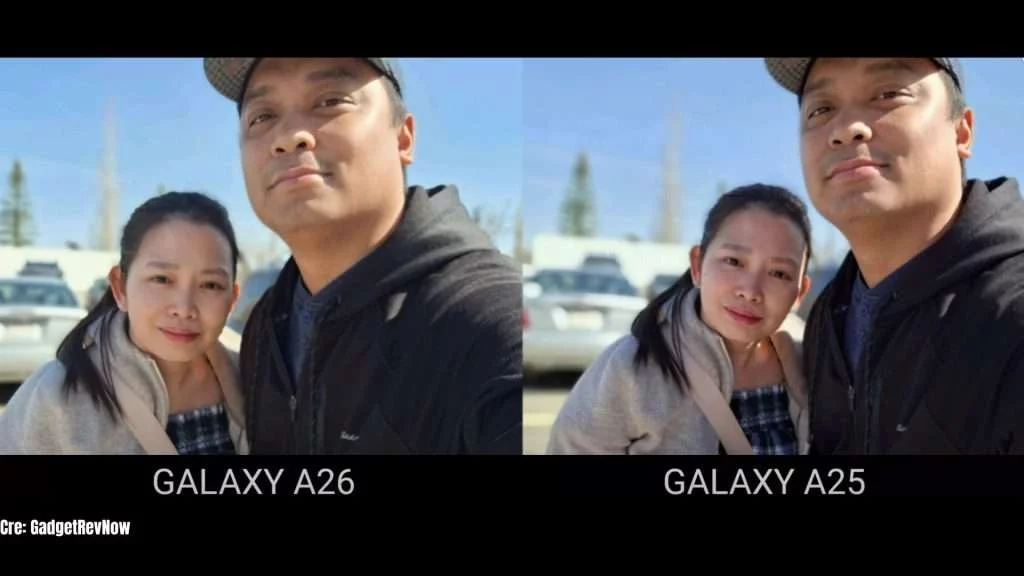 camera trước (Selfie) Galaxy A25 và A26