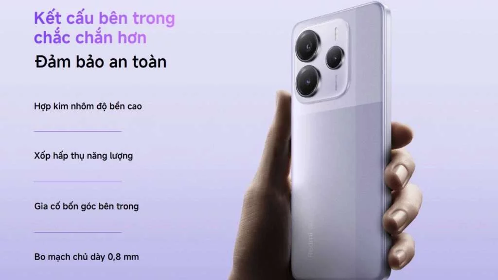 thiết kế Xiaomi Redmi Note 14 5G