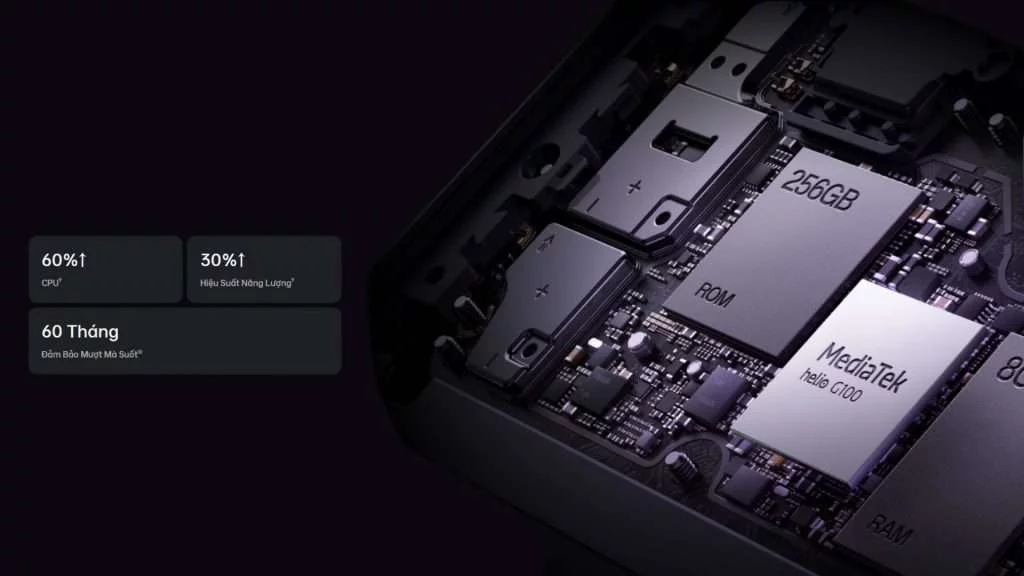 Oppo Reno13 F Chip Helio G100