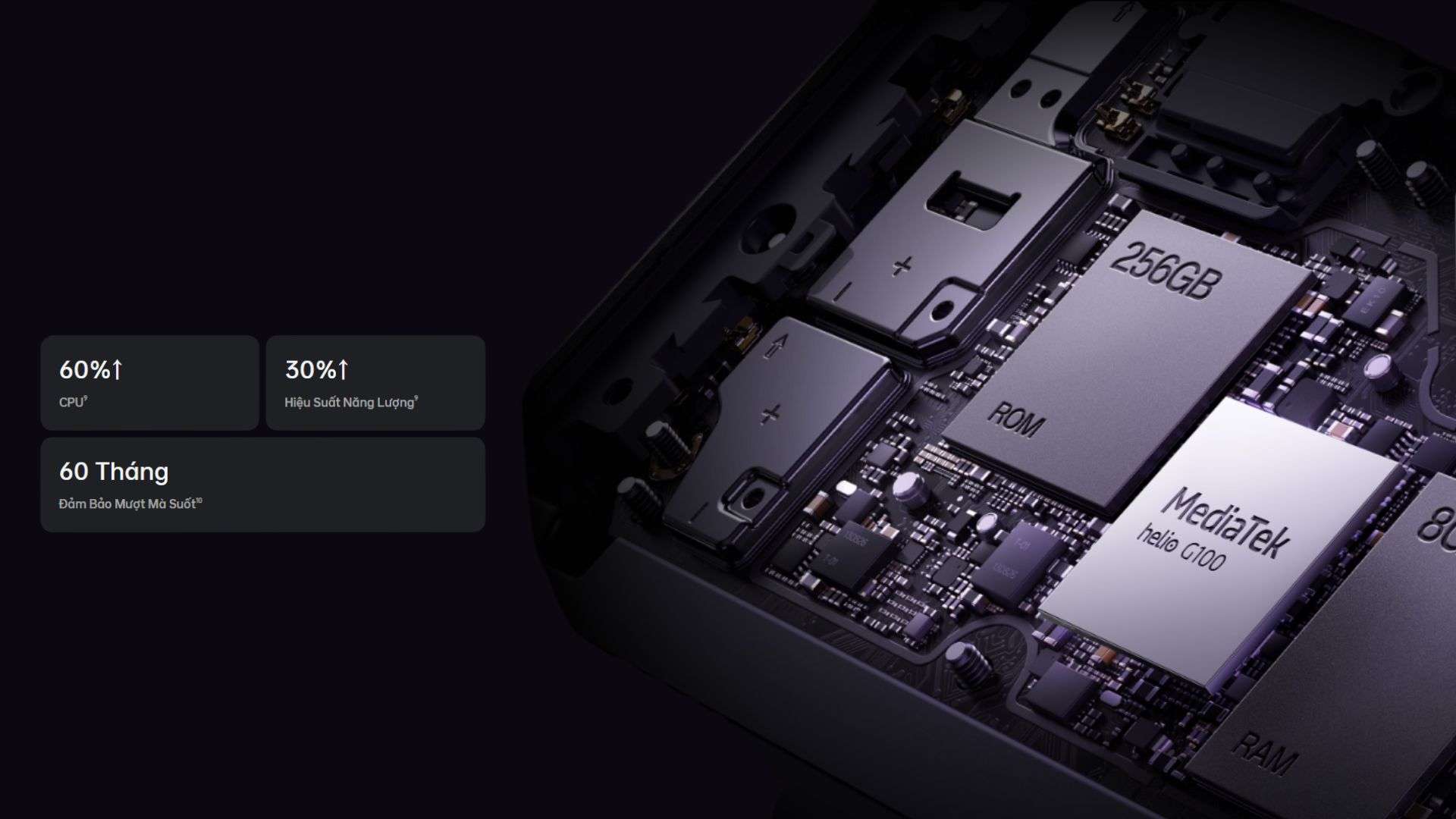 Oppo Reno13 F Chip Helio G100