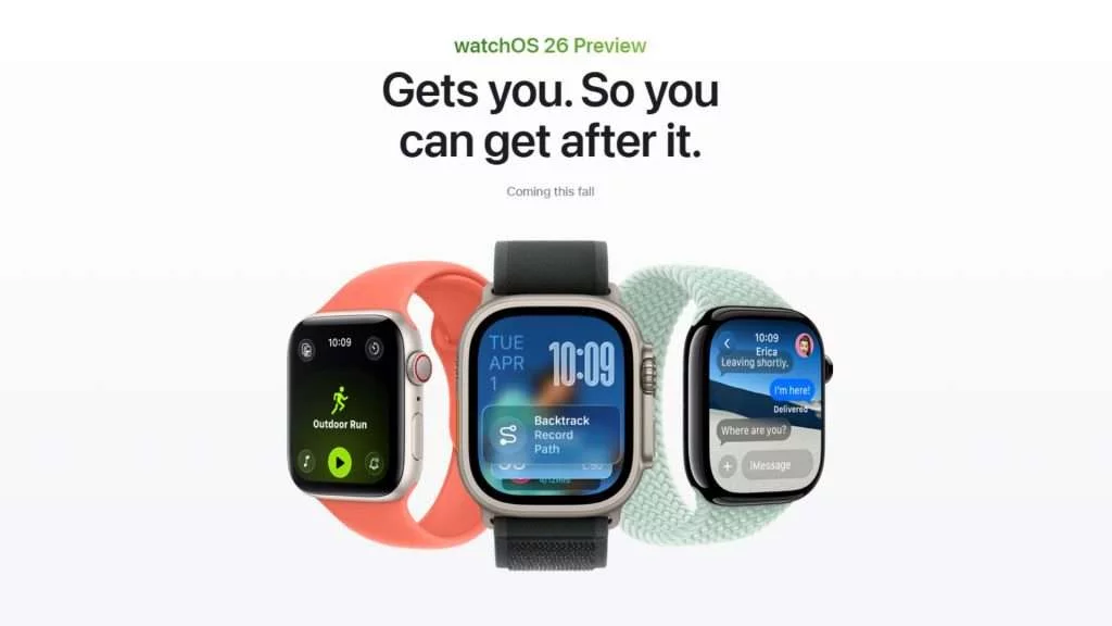 Apple Watch nào được cập nhật phiên bản WatchOS 26