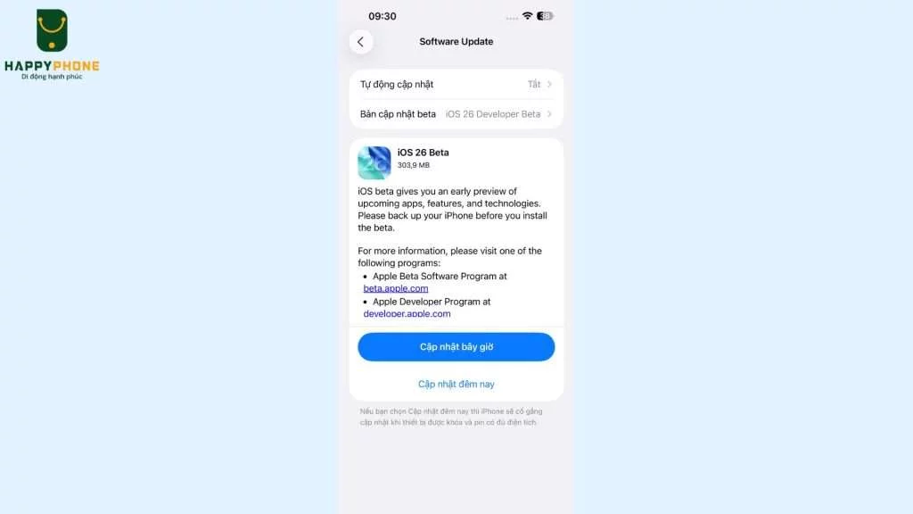 Apple phát hành phiên bản iOS 26 Beta 1 thứ hai cho nhà phát triển