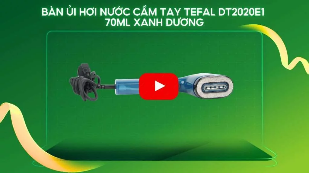 Bàn Ủi Hơi Nước Cầm Tay Tefal DT2020E1 70Ml Xanh Dương