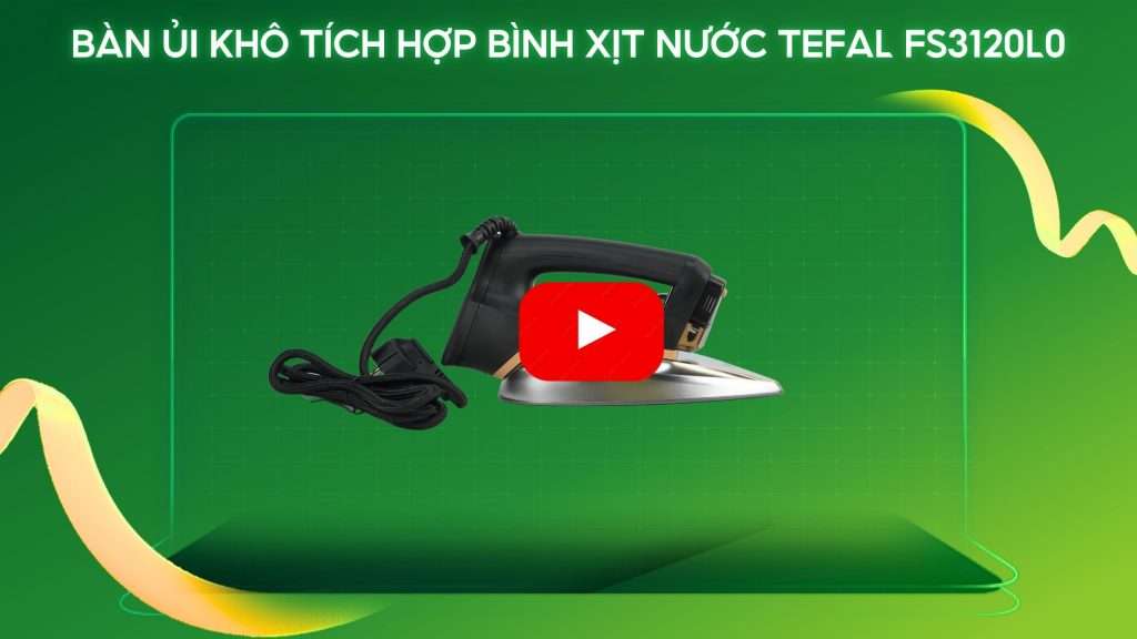 Bàn Ủi Khô Tích Hợp Bình Xịt Nước Tefal FS3120L0