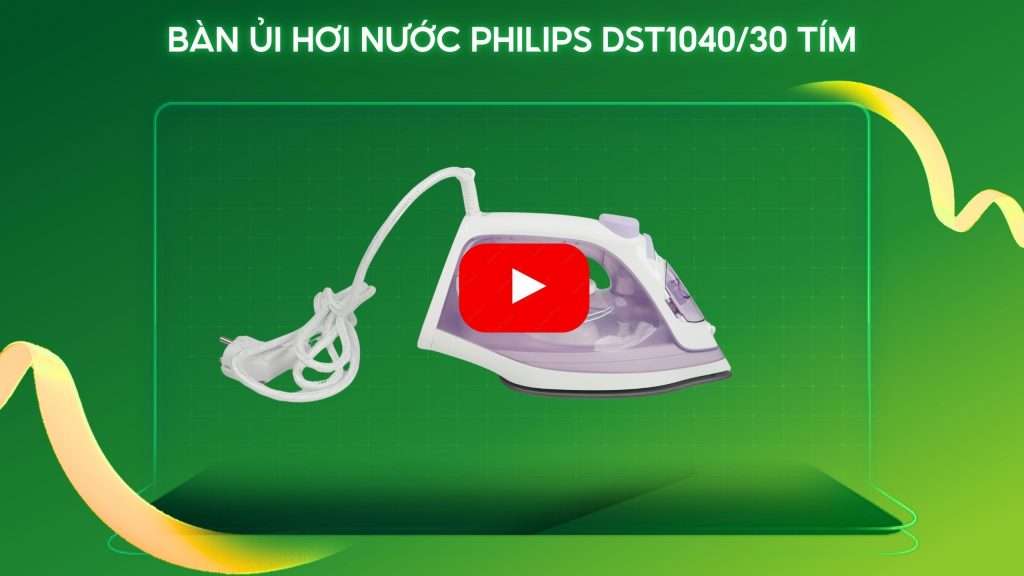 Bàn ủi hơi nước Philips DST1040_30 Tím