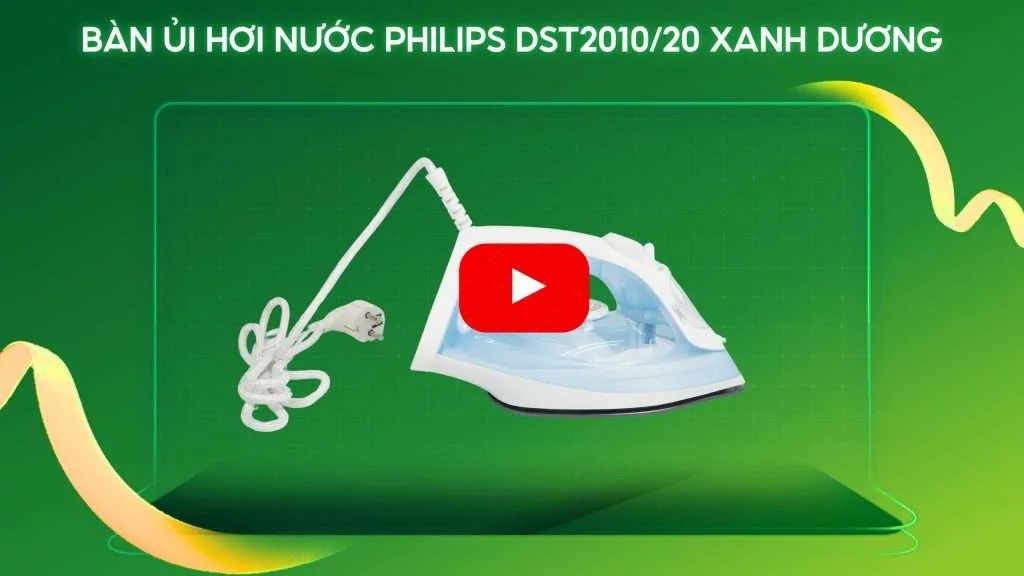 Bàn ủi hơi nước Philips DST2010_20 Xanh dương