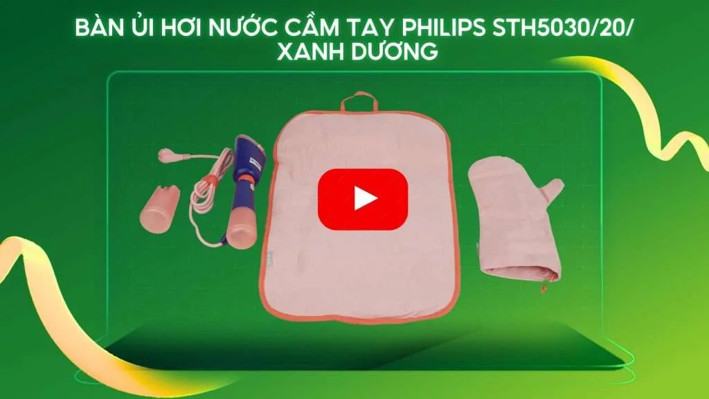 Bàn ủi hơi nước cầm tay Philips STH5030_20_ Xanh dương