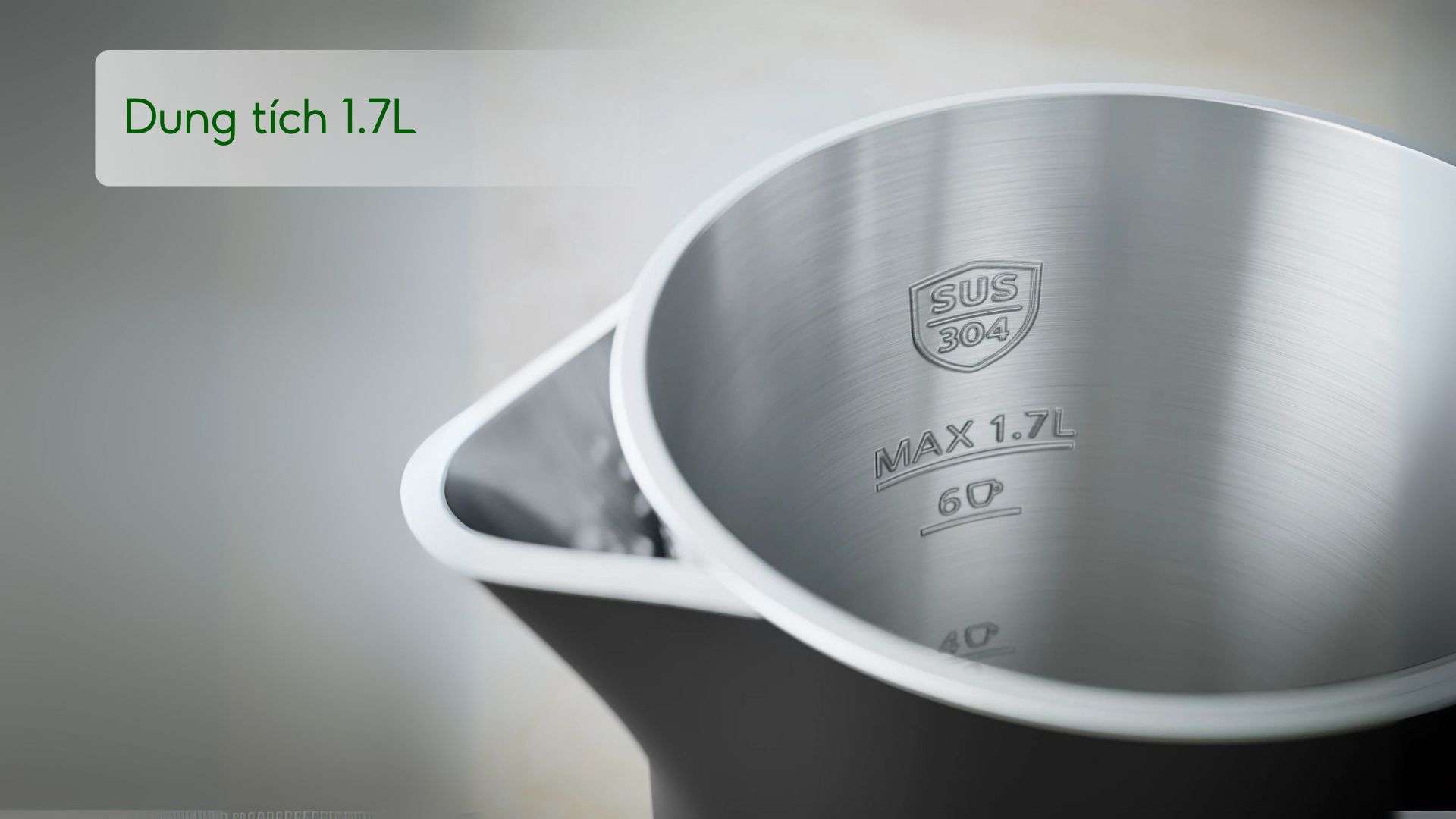 Bình đun Philips HD9395_90 dung tích 1.7 L