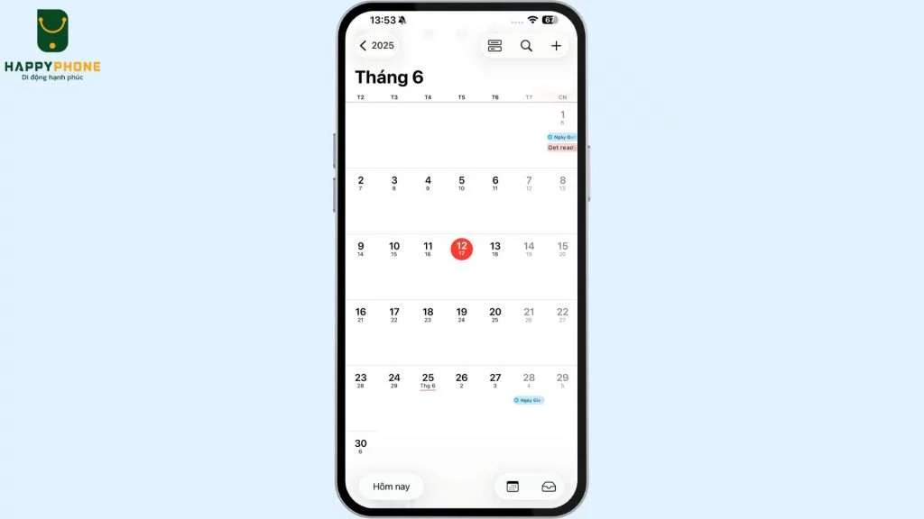 Cách cài đặt Âm Lịch Việt Nam trên iOS 26 đơn giản
