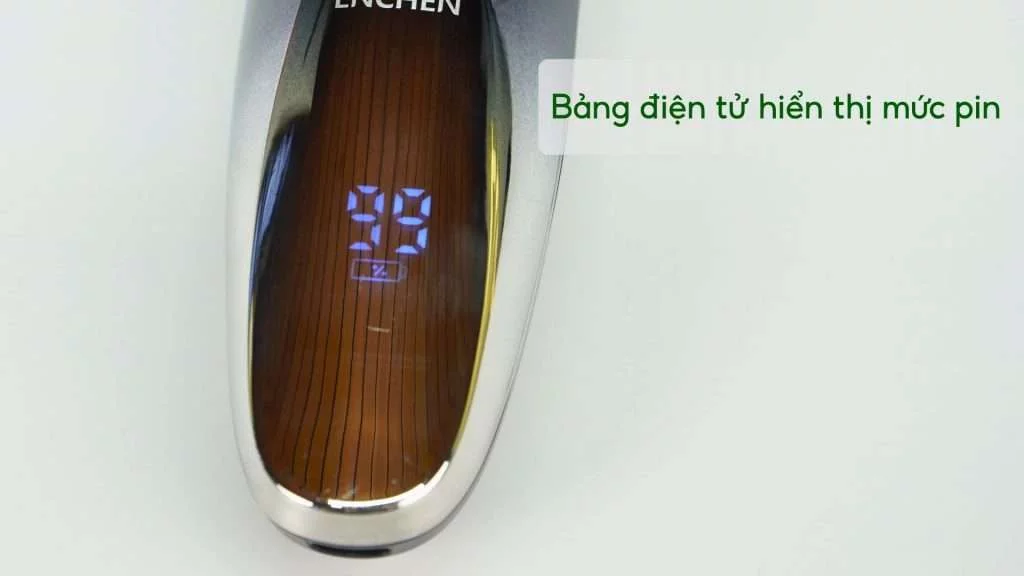 Máy cạo râu Enchen BlackStone3 Bảng điện tử hiển thị mức pin