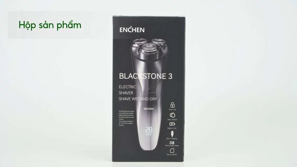 Máy cạo râu Enchen BlackStone3 Hộp sản phẩm