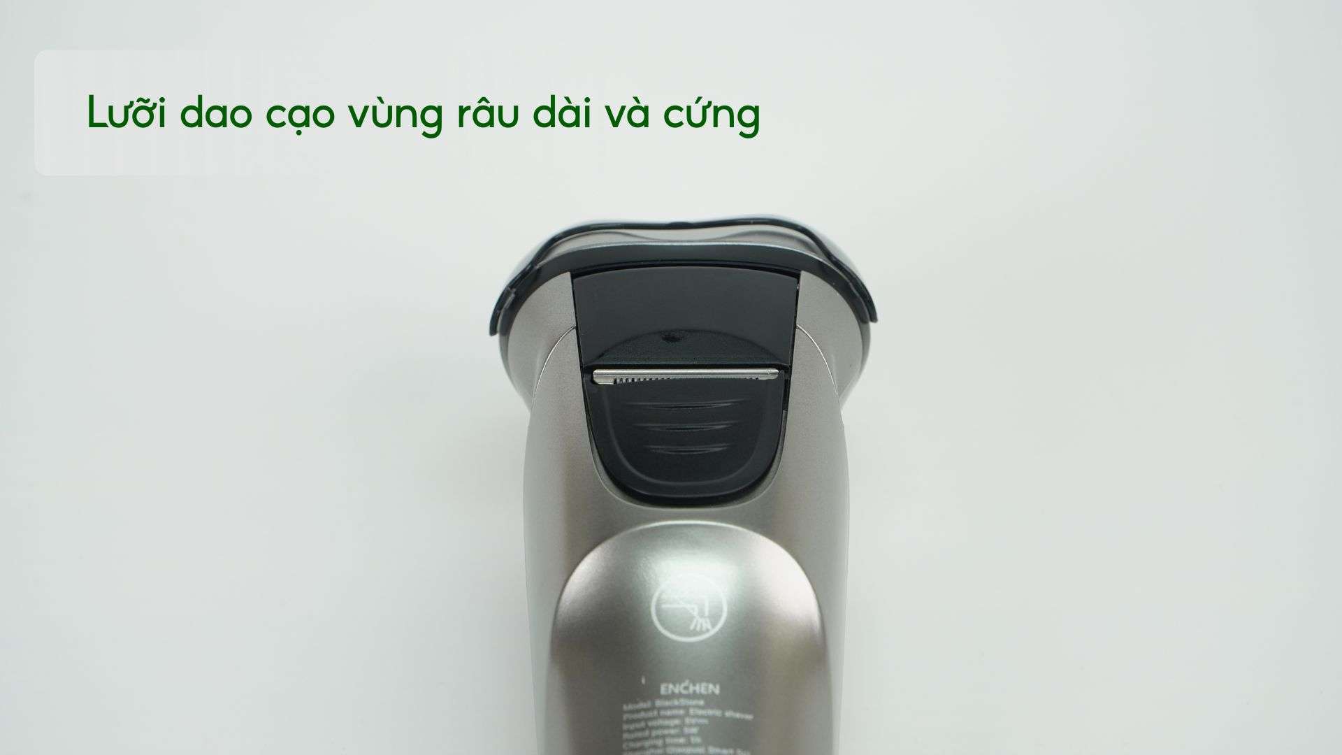 Máy cạo râu Enchen Blackstone Lưỡi dao cạo vùng râu dài và cứng