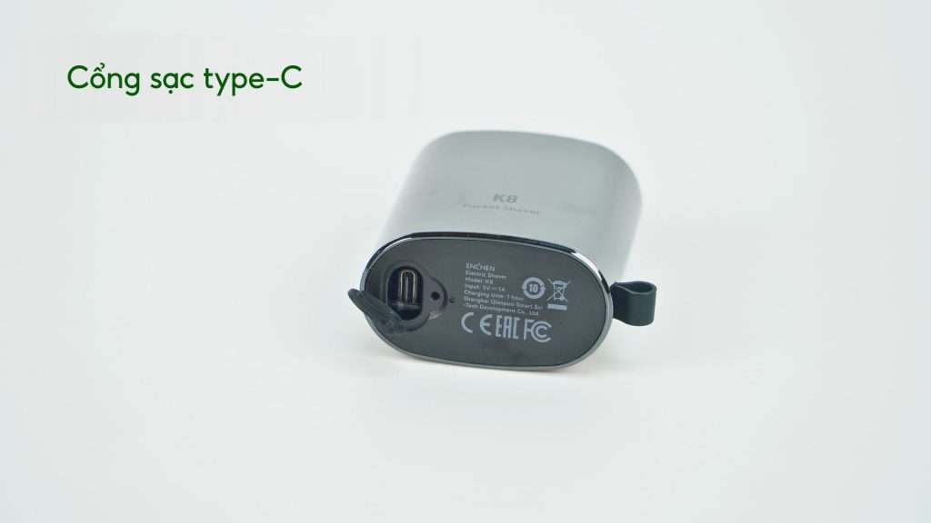Máy cạo râu Enchen K8 Cổng sạc type-C