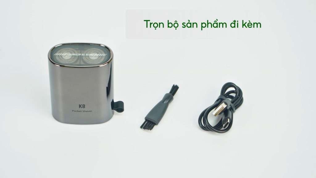 Máy cạo râu Enchen K8 Trọn bộ sản phẩm đi kèm
