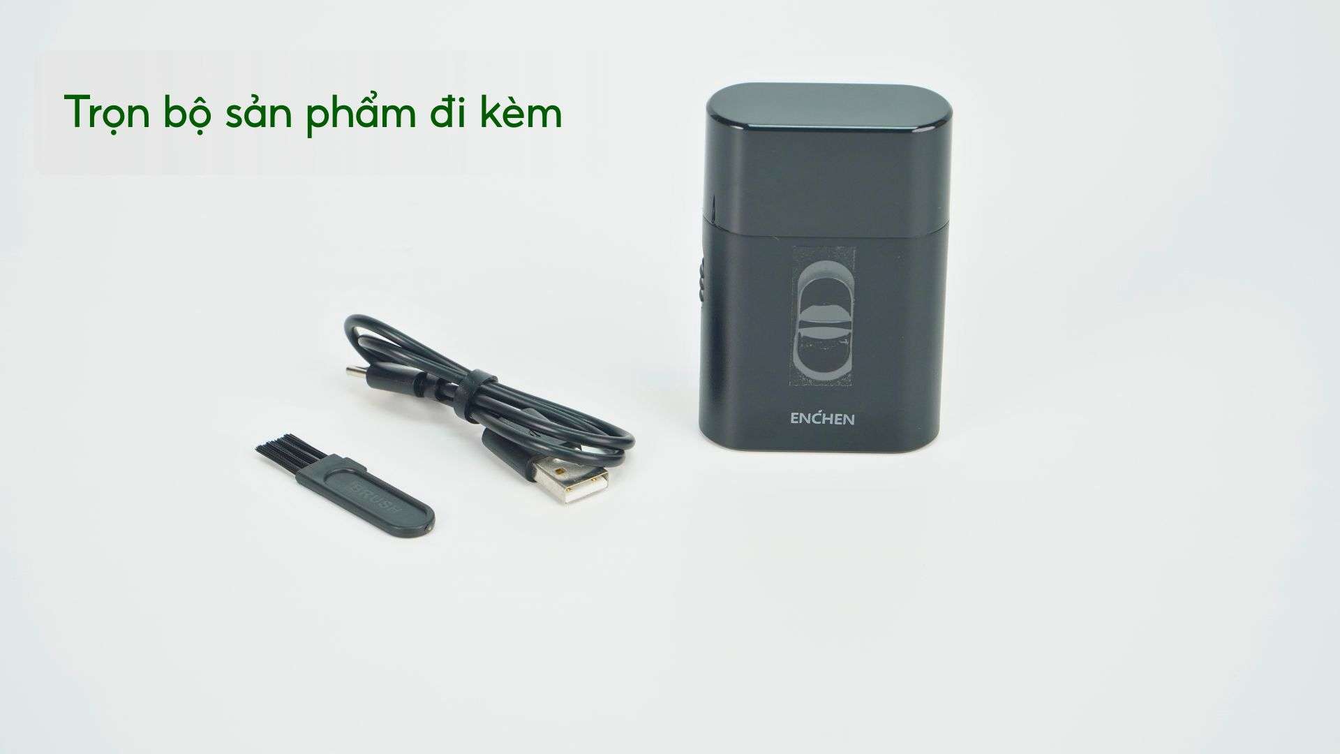 Máy cạo râu Enchen MS003 Trọn bộ sản phẩm đi kèm