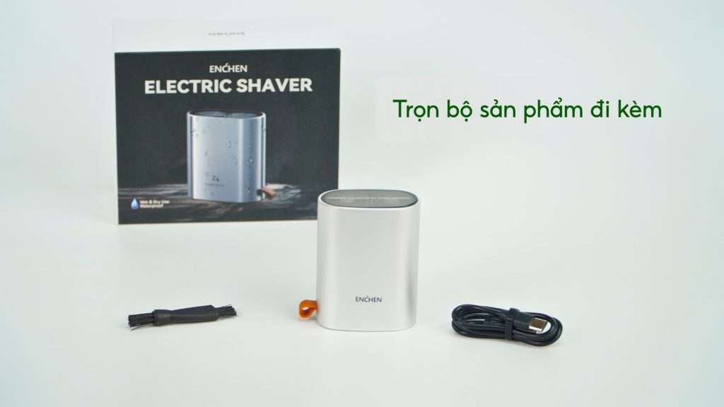 Máy cạo râu Enchen Z4 Trọn bộ sản phẩm đi kèm