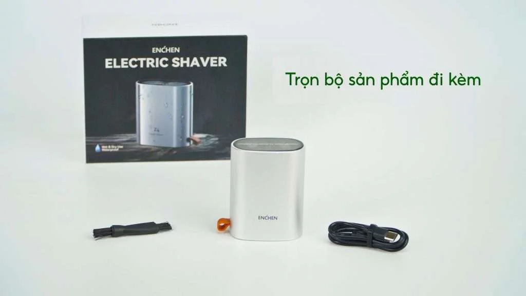 Máy cạo râu Enchen Z4 Trọn bộ sản phẩm đi kèm