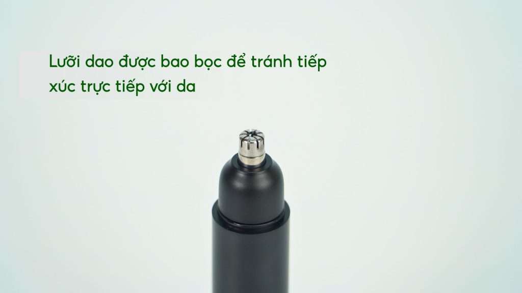 Máy cắt lông mũi Enchen EN005 Lưỡi dao được bao bọc để tránh tiếp xúc trực tiếp với da
