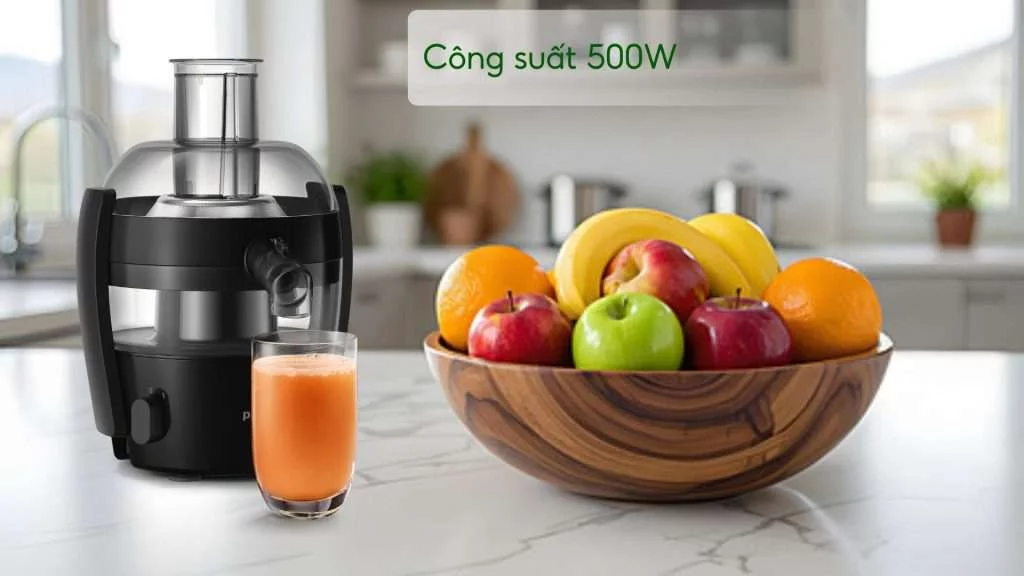 Máy ép trái cây Philips HR1832_00 công suất 500W