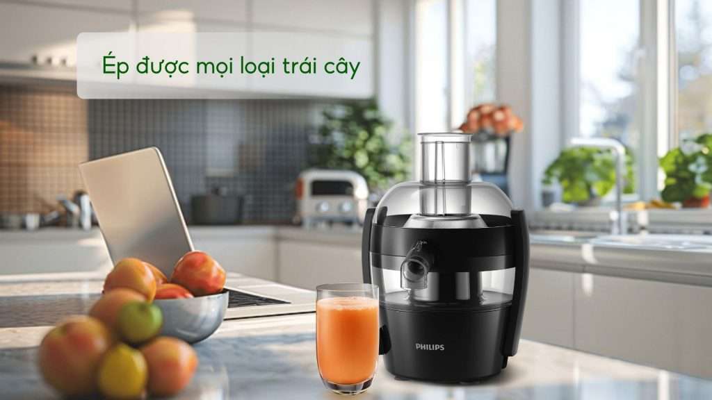 Máy ép trái cây Philips HR1832_00 ép đươc mọi loại trái cây