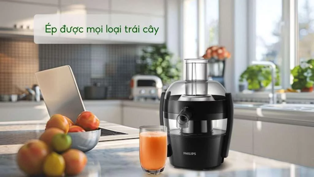 Máy ép trái cây Philips HR1832_00 ép đươc mọi loại trái cây